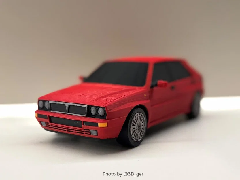 Mô hình Kit Card Lancia Delta HF Integrale Evoluzione 2 (Tỷ lệ 1:24) - Image 3