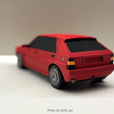 Mô hình Kit Card Lancia Delta HF Integrale Evoluzione 2 (Tỷ lệ 1:24)