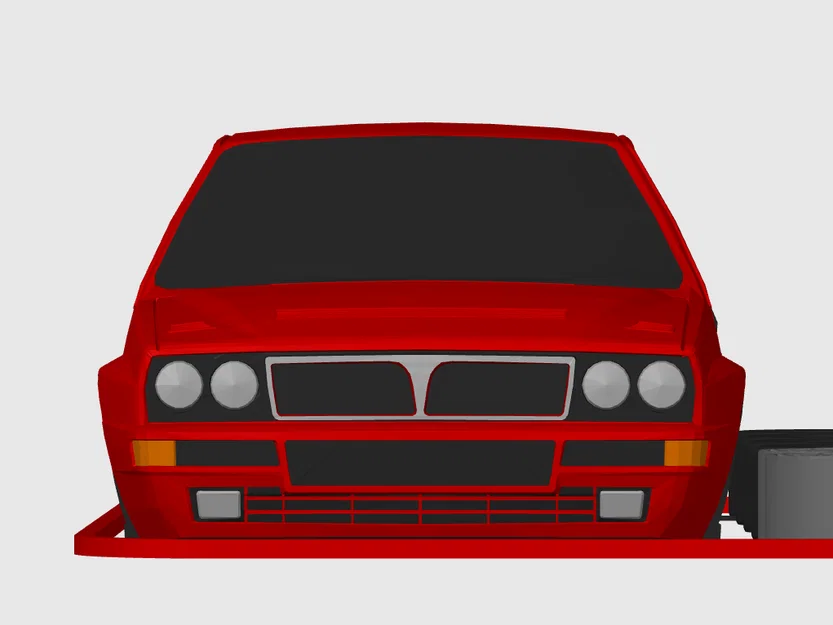 Mô hình Kit Card Lancia Delta HF Integrale Evoluzione 2 (Tỷ lệ 1:24) - Image 11