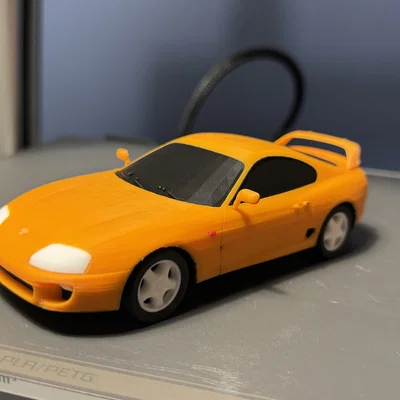 Toyota Supra MK4 Kit Card - Mô hình lắp ráp độc đáo