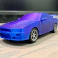 Nissan Skyline GTR R34 Kit Card - Mô hình lắp ráp dạng thẻ độc đáo - Thumbnail 6