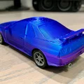 Nissan Skyline GTR R34 Kit Card - Mô hình lắp ráp dạng thẻ độc đáo - Thumbnail 8
