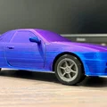 Nissan Skyline GTR R34 Kit Card - Mô hình lắp ráp dạng thẻ độc đáo - Thumbnail 11