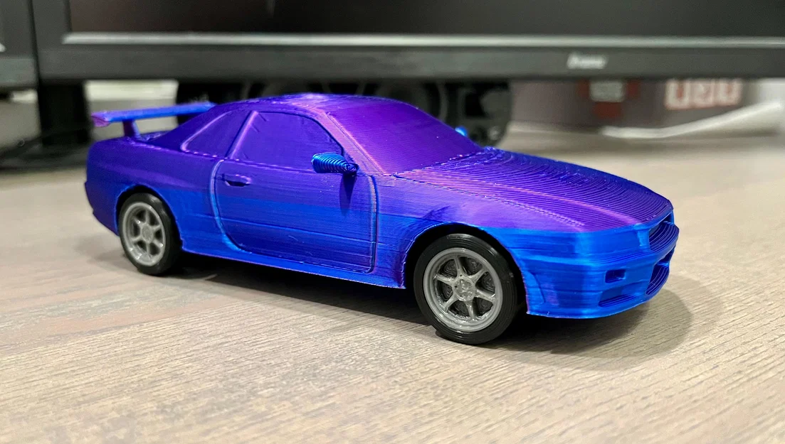 Nissan Skyline GTR R34 Kit Card - Mô hình lắp ráp dạng thẻ độc đáo - Image 12