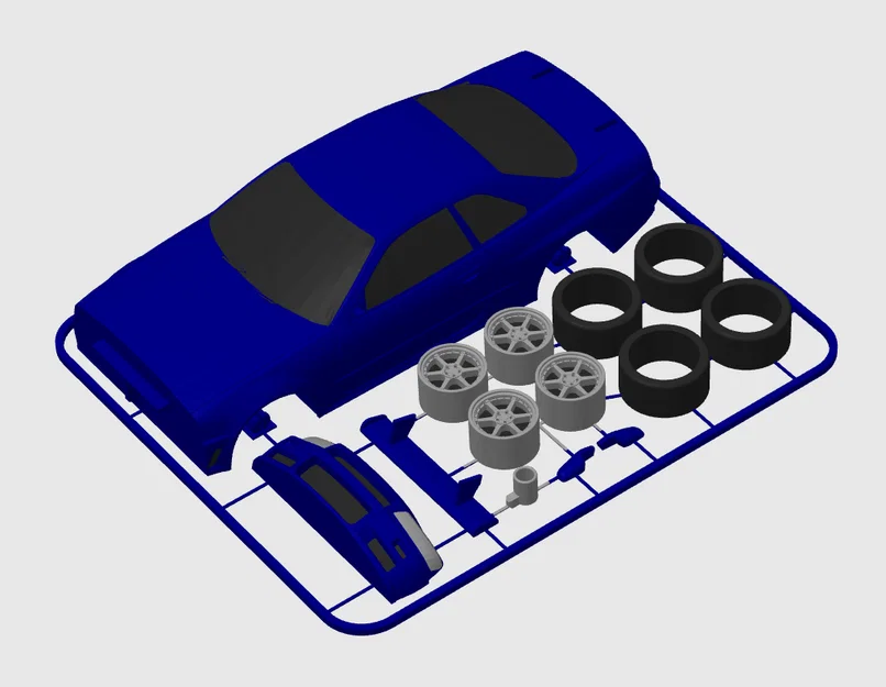 Nissan Skyline GTR R34 Kit Card - Mô hình lắp ráp dạng thẻ độc đáo - Image 17
