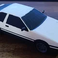 Mô hình Kit Card Toyota Sprinter Trueno (AE86 huyền thoại trong Initial D) - Thumbnail 4