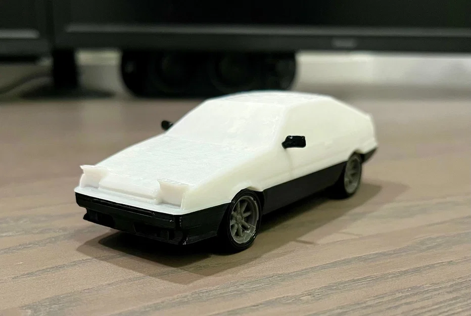 Mô hình Kit Card Toyota Sprinter Trueno (AE86 huyền thoại trong Initial D) - Image 5