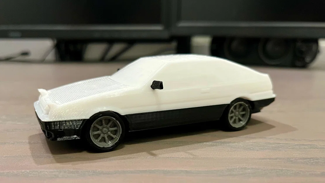 Mô hình Kit Card Toyota Sprinter Trueno (AE86 huyền thoại trong Initial D) - Image 6