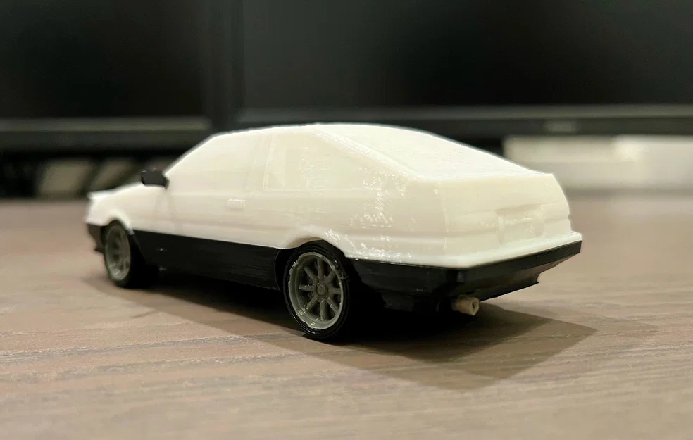 Mô hình Kit Card Toyota Sprinter Trueno (AE86 huyền thoại trong Initial D) - Image 7