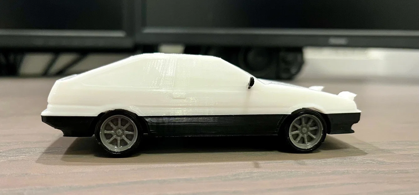 Mô hình Kit Card Toyota Sprinter Trueno (AE86 huyền thoại trong Initial D) - Image 8