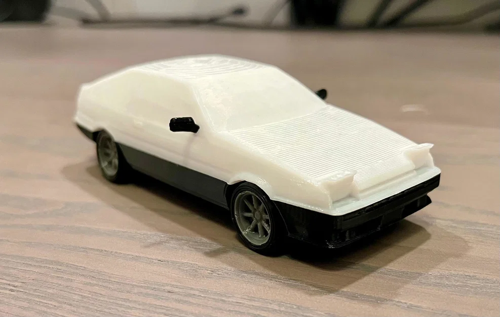 Mô hình Kit Card Toyota Sprinter Trueno (AE86 huyền thoại trong Initial D) - Image 9