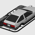 Mô hình Kit Card Toyota Sprinter Trueno (AE86 huyền thoại trong Initial D) - Thumbnail 14