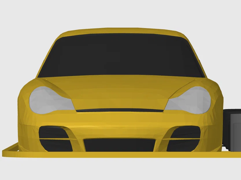 Mô hình Kit Card Porsche 911 (996) GT2 (tỷ lệ 1:24) - Image 5