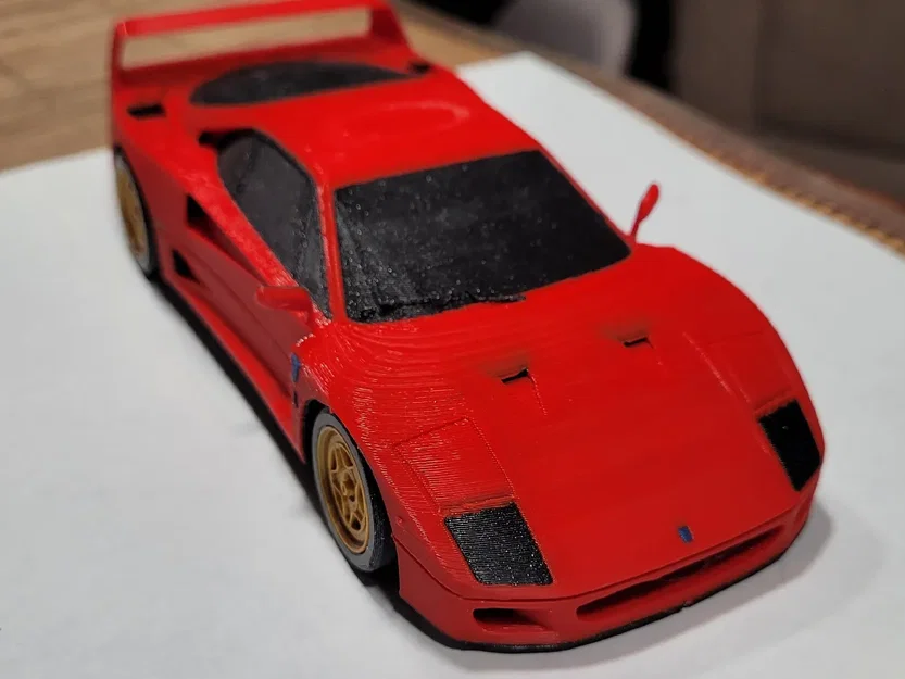 Mô hình Ferrari F40 Kit Card - Image 4