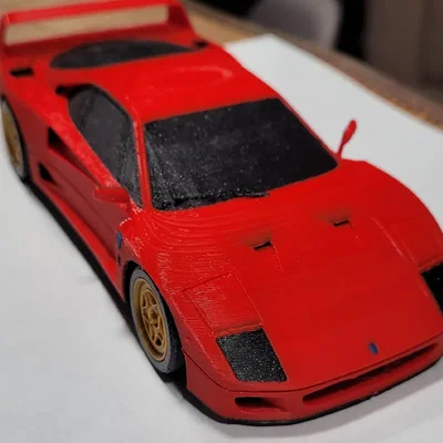Mô hình Ferrari F40 Kit Card