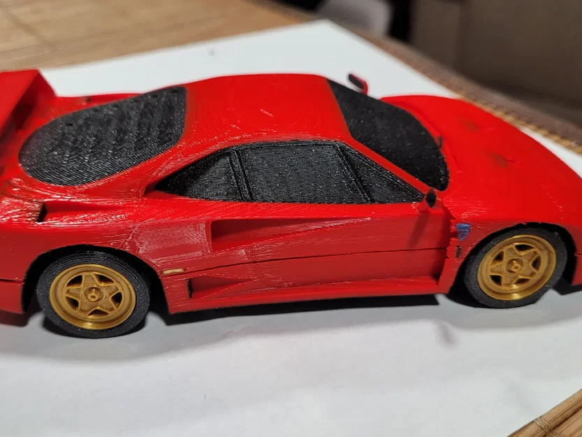 Mô hình Ferrari F40 Kit Card - Image 5