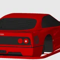 Mô hình Ferrari F40 Kit Card - Thumbnail 8