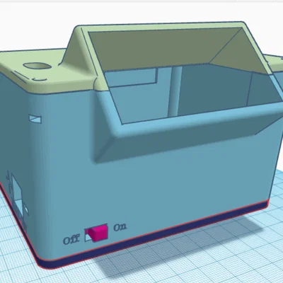 Mẫu vỏ case cho bộ nguồn DC-DC XY-6020L V4
