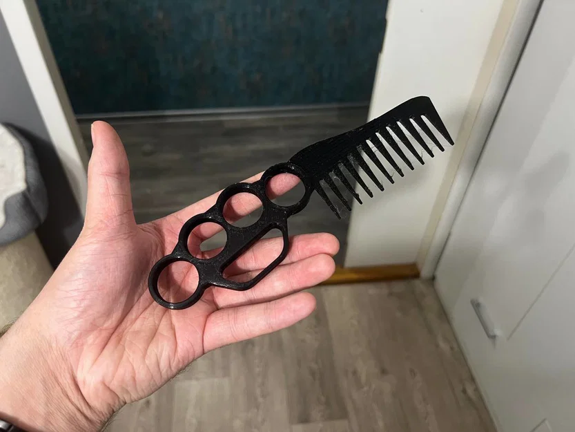 Lược chải tóc Tacticool Knuckles thiết kế độc lạ in 3D - Image 1