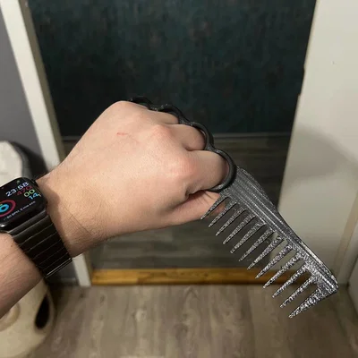Lược chải tóc Tacticool Knuckles thiết kế độc lạ in 3D