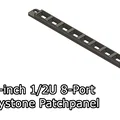 Patch-panel 8 cổng 1/2U chuẩn 10-inch - Thumbnail 1