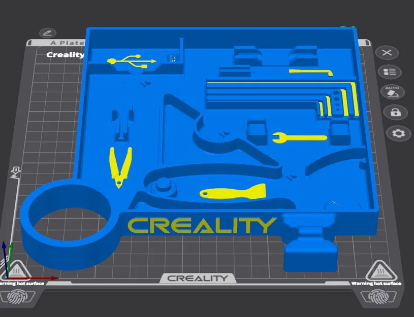 Khay Đựng Dụng Cụ Gọn Gàng Cho Máy In 3D Creality K1 và K1C - Image 1