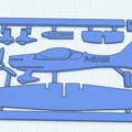 Mô hình máy bay lắp ráp Kit Card Plane độc đáo cho máy in 3D - Thumbnail 1