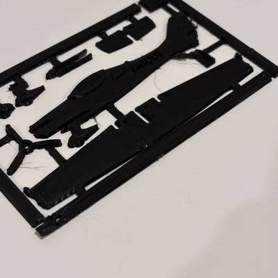 Mô hình máy bay lắp ráp Kit Card Plane độc đáo cho máy in 3D