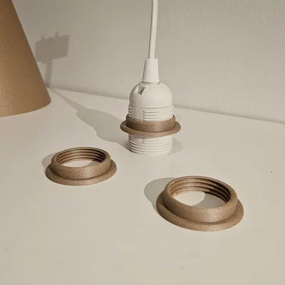 Vòng ren cố định đui đèn E27 (Lampring)