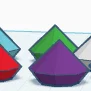 Mô hình 3D Chaos Emeralds (Sonic) - Bộ sưu tập cho fan cứng