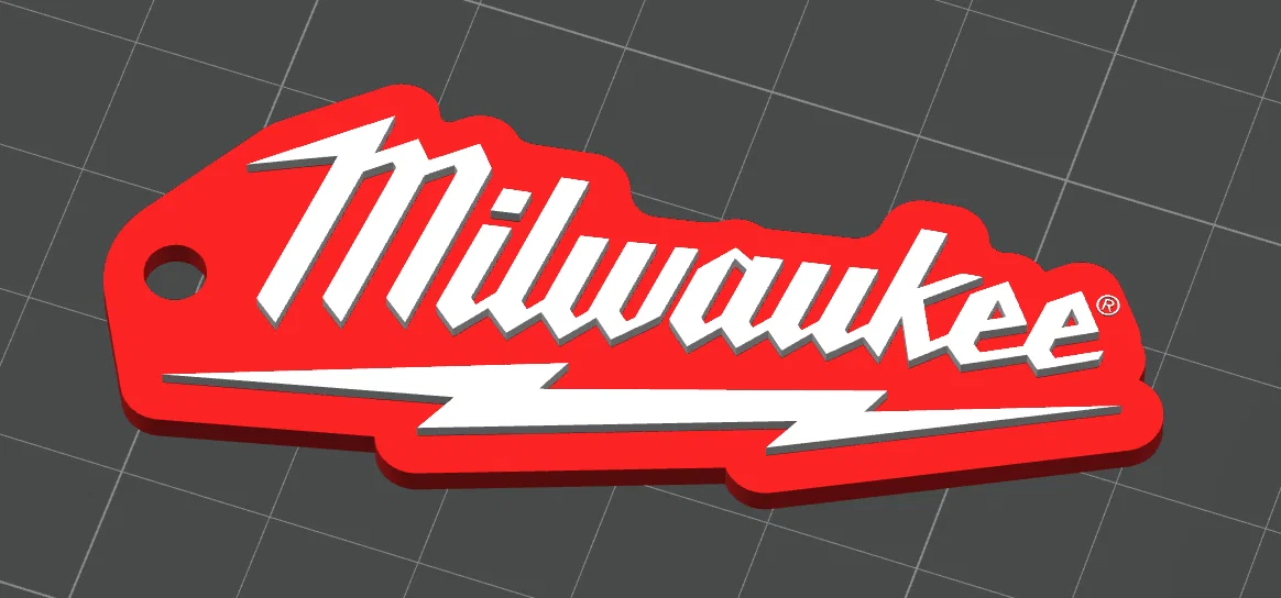 Móc khóa Milwaukee thiết kế độc đáo cho dân mê đồ nghề 3D - Image 1