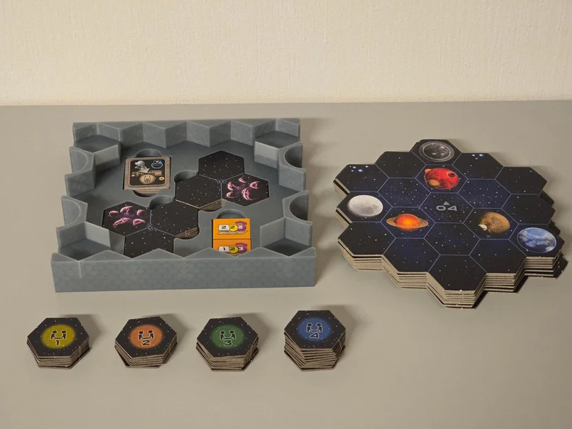 Bộ khay đựng (Organizer) cho Gaia Project cùng bản mở rộng The Lost Fleet - Image 1