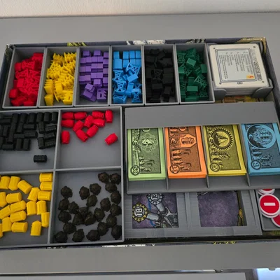 Bộ khay đựng linh kiện board game Power Grid