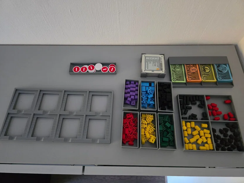 Bộ khay đựng linh kiện board game Power Grid - Image 3