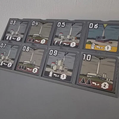 Bộ khay đựng linh kiện board game Power Grid