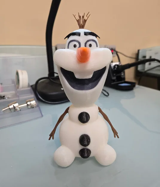 Mô hình 3D Olaf từ Frozen - Tệp in STL người tuyết trang trí - Image 1