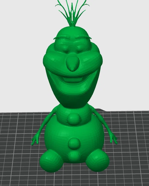 Mô hình 3D Olaf từ Frozen - Tệp in STL người tuyết trang trí - Image 2