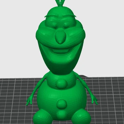 Mô hình 3D Olaf từ Frozen - Tệp in STL người tuyết trang trí