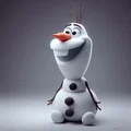 Mô hình 3D Olaf từ Frozen - Tệp in STL người tuyết trang trí - Thumbnail 4