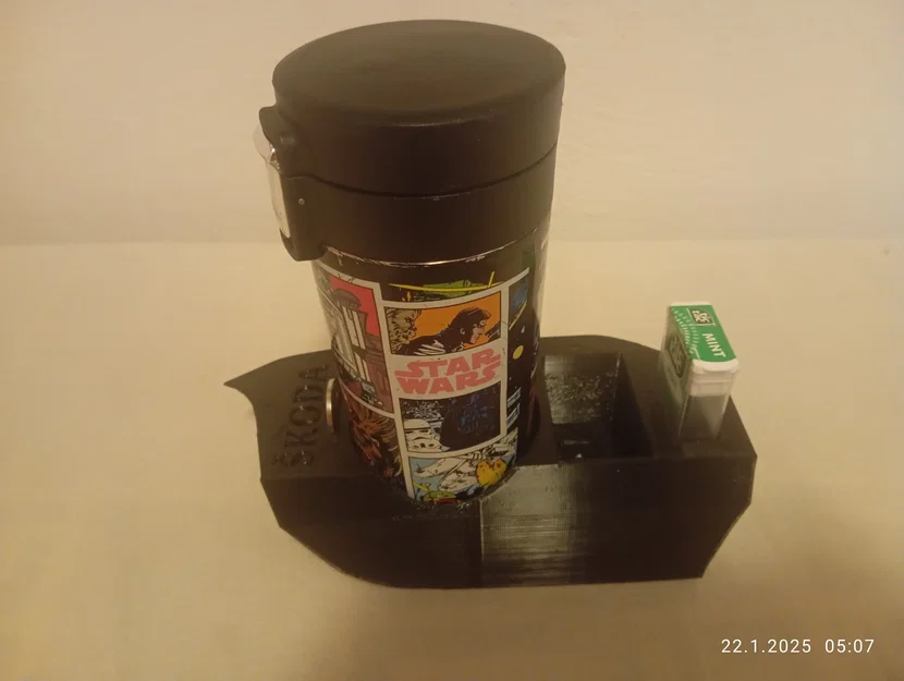 Khay để cốc và đồ tiện ích tùy chỉnh cho Skoda Octavia 1 - Image 6