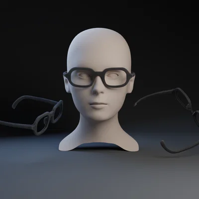 Mắt kính Cosplay Velma từ Scooby Doo - File in 3D chất lượng cao