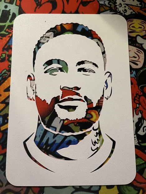 Neymar JR - Khuôn in Stencil - Image 1