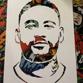 Neymar JR - Khuôn in Stencil - Thumbnail 1