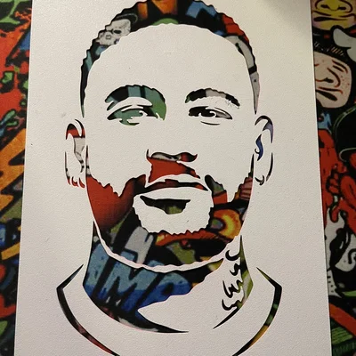 Neymar JR - Khuôn in Stencil