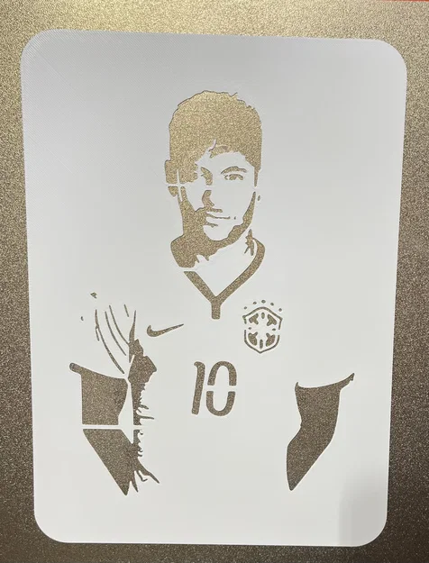 Neymar JR - Khuôn in Stencil - Image 2