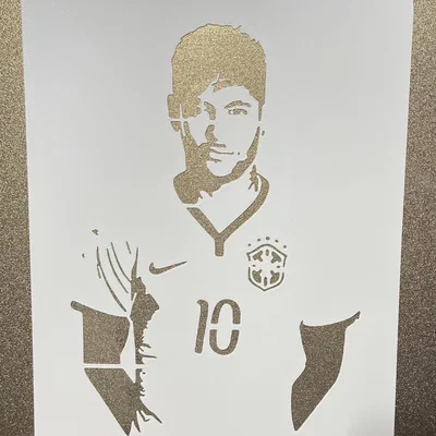 Neymar JR - Khuôn in Stencil