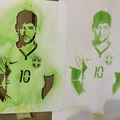 Neymar JR - Khuôn in Stencil - Thumbnail 4