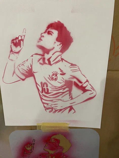 Neymar JR - Khuôn in Stencil - Image 6
