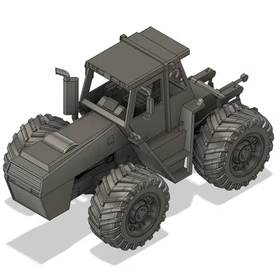 Mô hình máy kéo Case International 4894 - Tỉ lệ 1:16 in 3D cực chi tiết