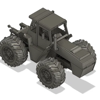Mô hình máy kéo Case International 4894 - Tỉ lệ 1:16 in 3D cực chi tiết